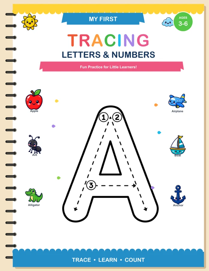 Preschool Tracing Workbook cover