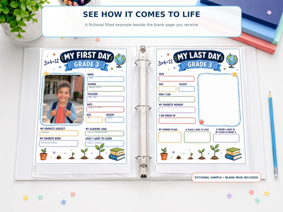 K–12 School Memory Book, preview 2