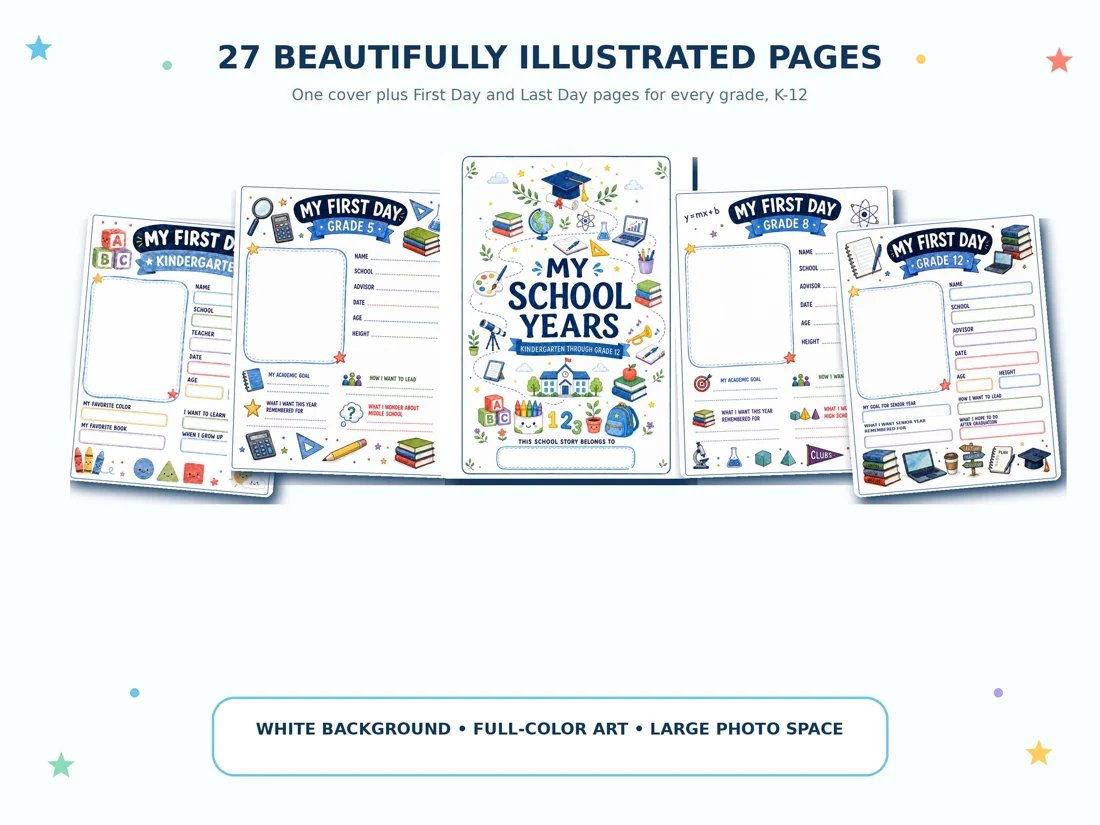 K–12 School Memory Book, preview 3