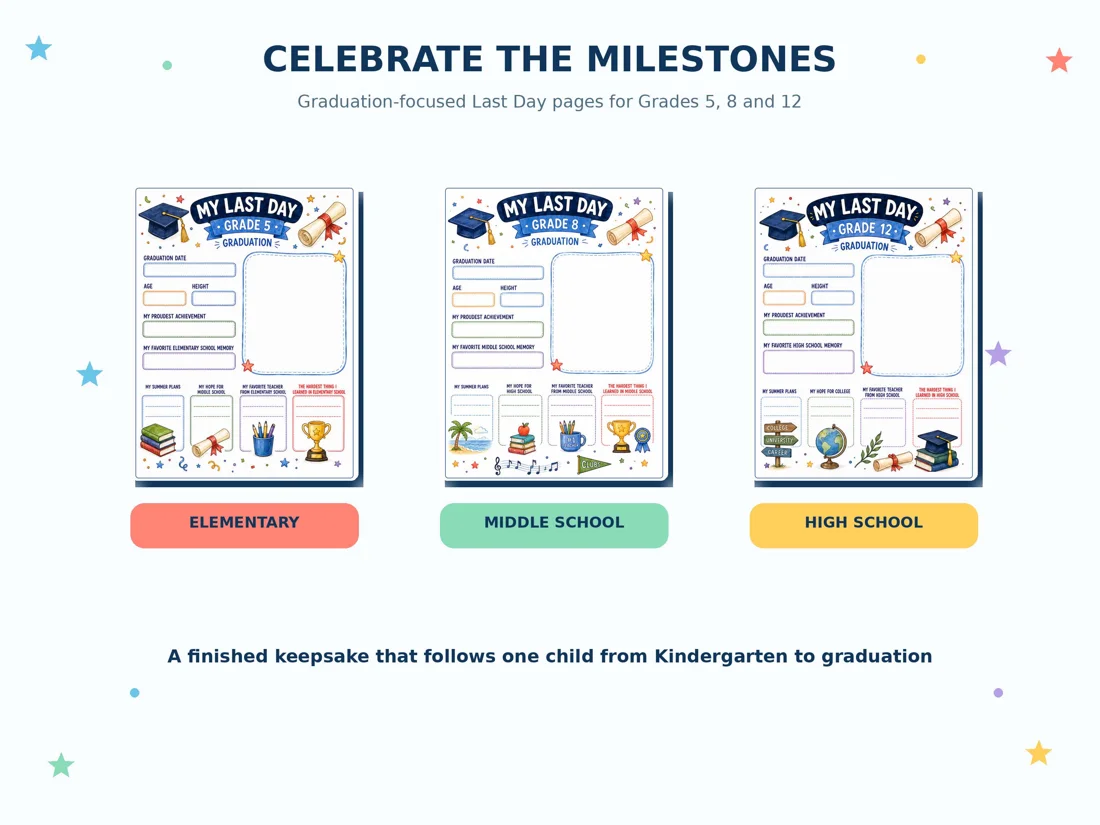 K–12 School Memory Book, preview 5