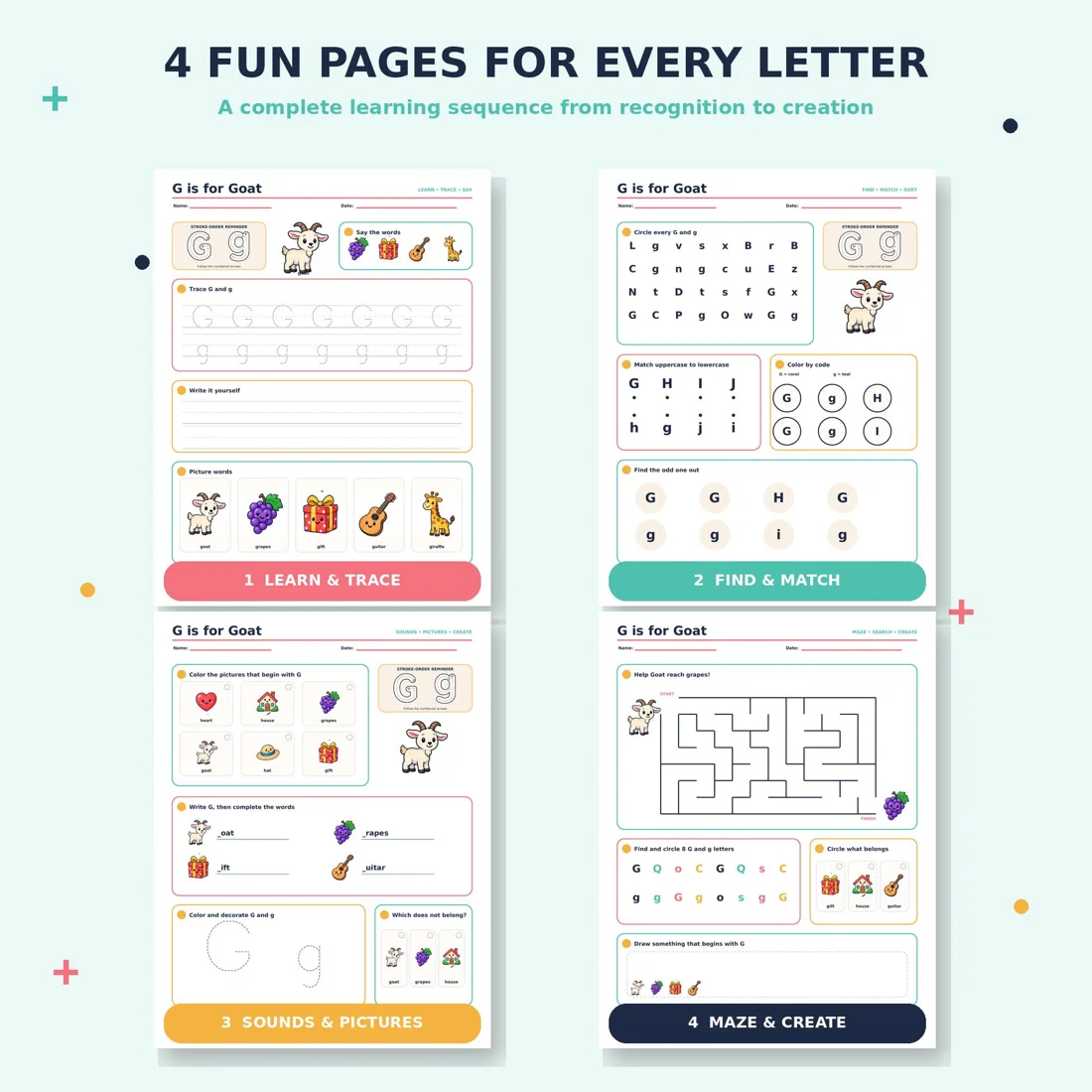 Alphabet Activity Workbook, preview 2