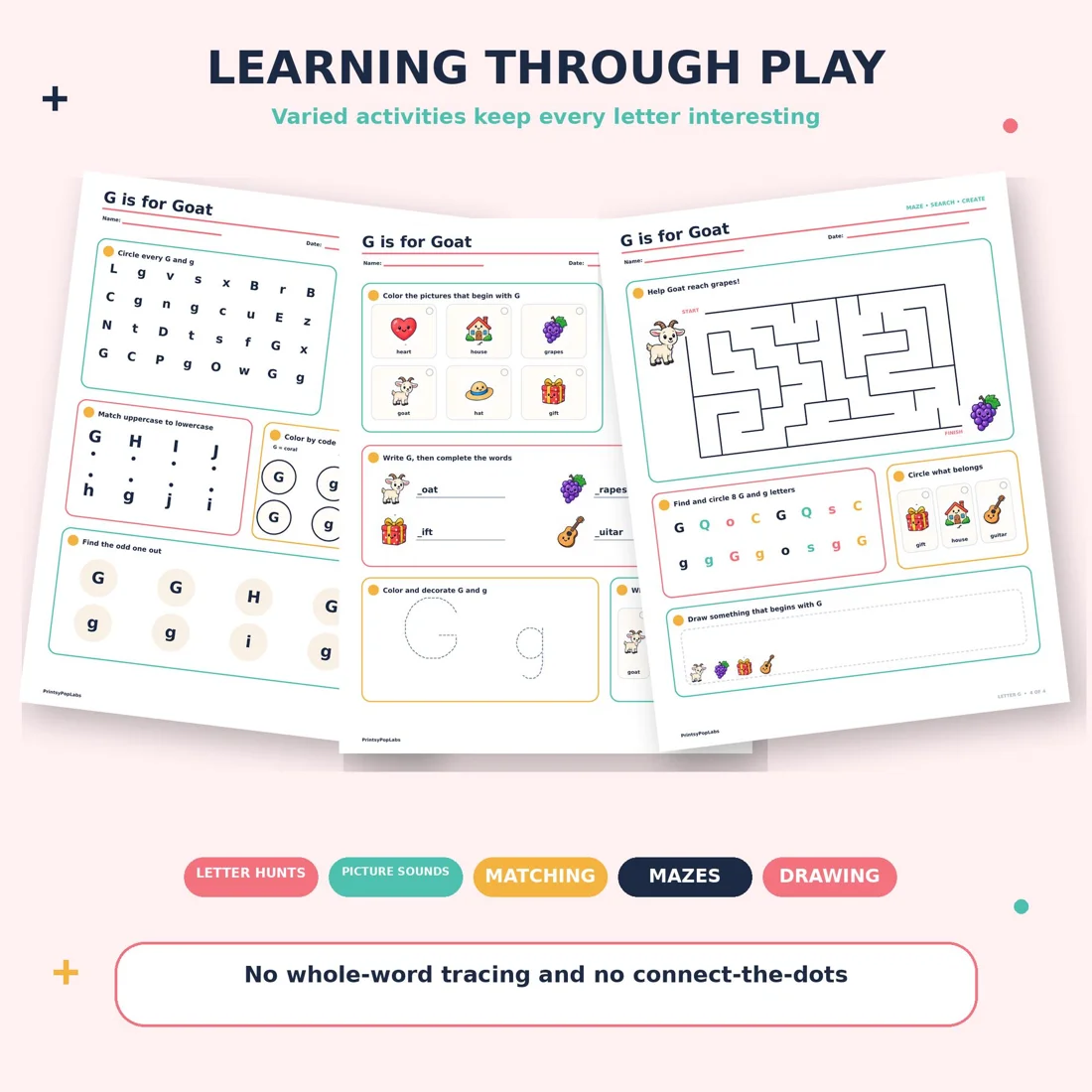 Alphabet Activity Workbook, preview 4