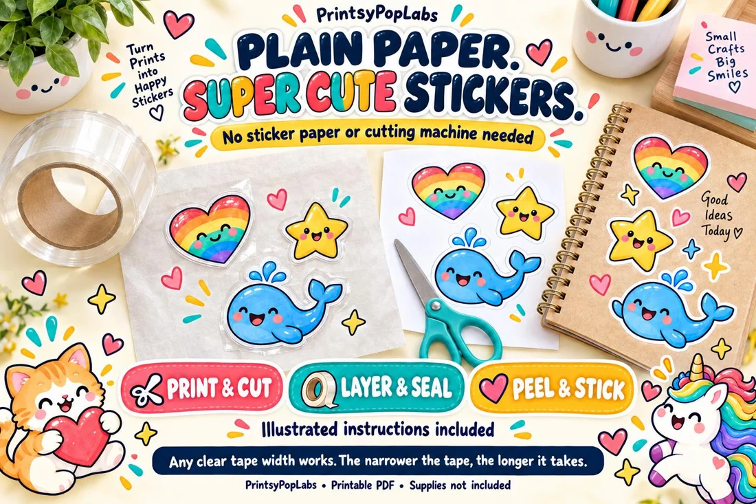 DIY Super Cute Stickers, preview 3