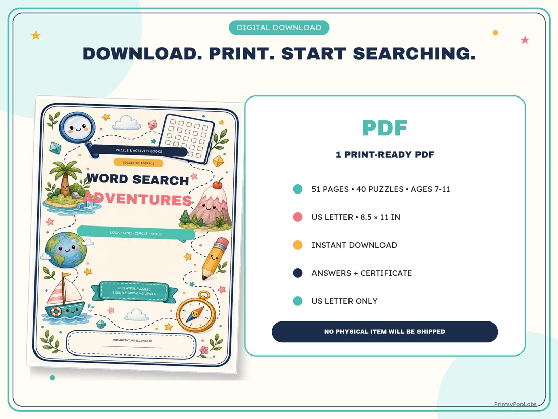 Word Search Adventures, preview 4