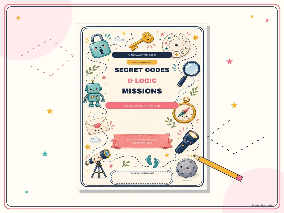 Secret Codes & Logic Missions product preview