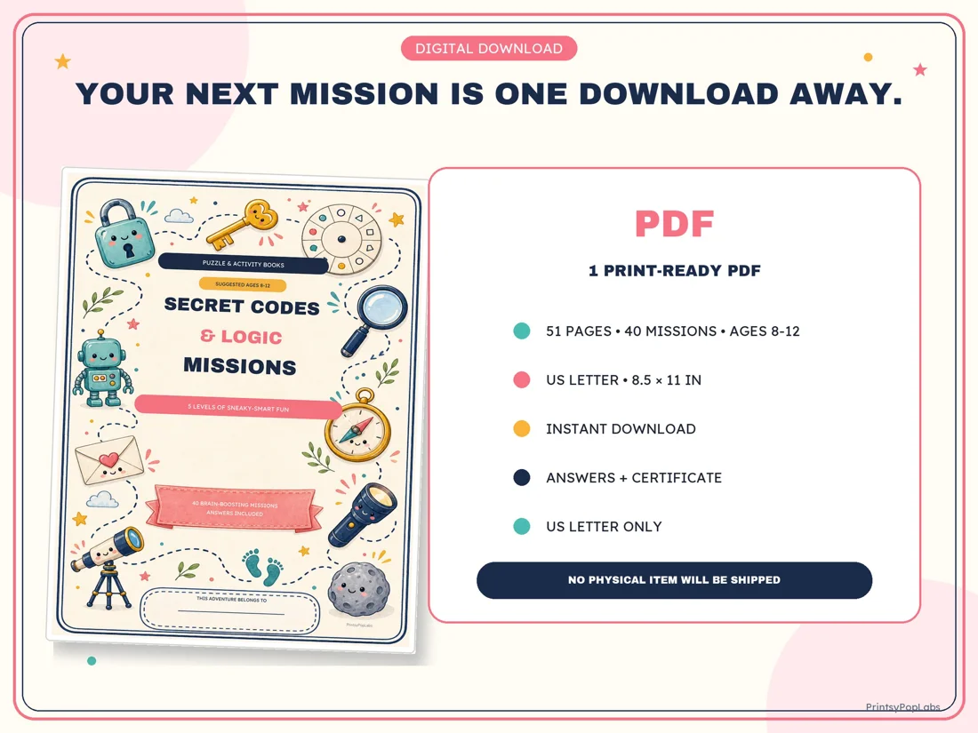 Secret Codes & Logic Missions, preview 3