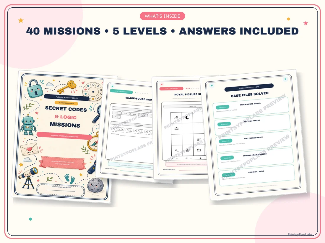 Secret Codes & Logic Missions, preview 4