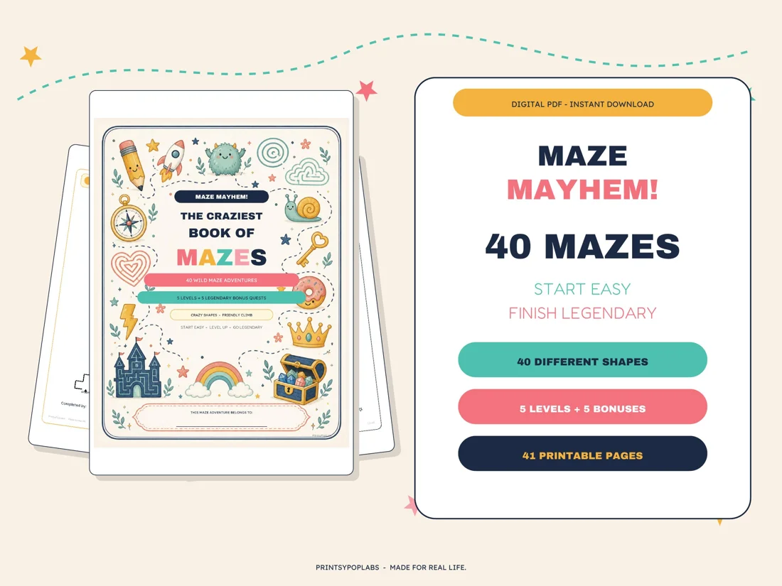 Maze Mayhem product preview