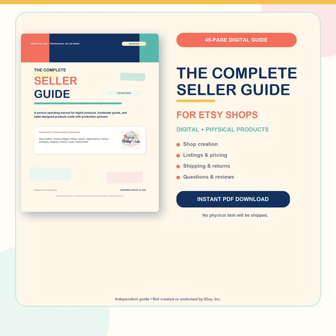 Complete Etsy Seller Guide product preview