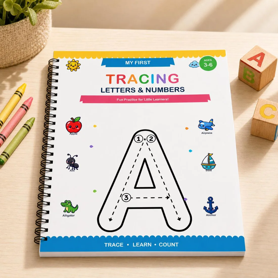 Preschool Tracing Workbook product preview
